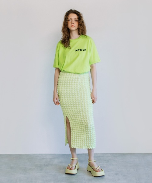 WCJ（ダブルシージェイ）の「ポップコーンスカート（スカート・レディース・グリーン/ライム/ピンク/オレンジ/ブラック・FREE）」の3枚目の写真
