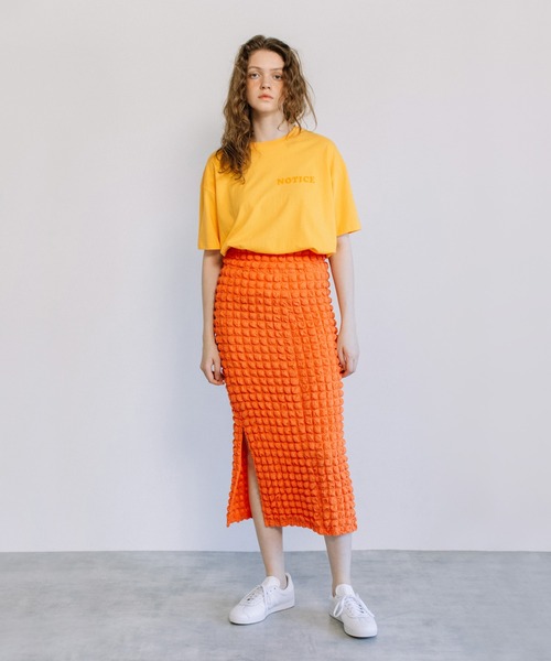 WCJ（ダブルシージェイ）の「ポップコーンスカート（スカート・レディース・グリーン/ライム/ピンク/オレンジ/ブラック・FREE）」の5枚目の写真