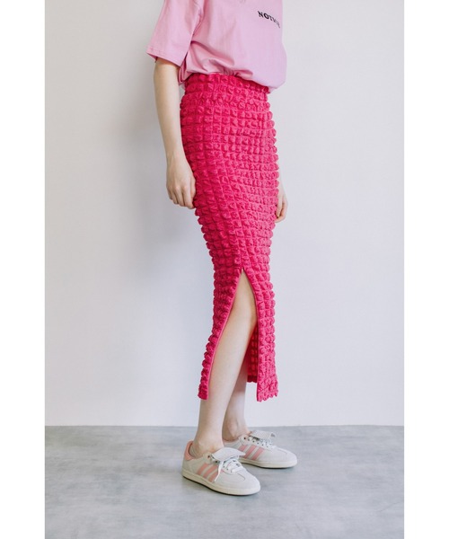 WCJ（ダブルシージェイ）の「ポップコーンスカート（スカート・レディース・グリーン/ライム/ピンク/オレンジ/ブラック・FREE）」の16枚目の写真