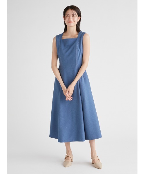 CELFORD(セルフォード)の「スカラカラーノースリーブワンピース(ワンピース・レディース・その他/インディゴブルー/ブルー・38/36/32)」の16枚目の写真