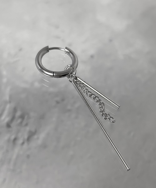 SBG（エスビー）の「インフルエンサー つぐ吉コラボ SBG デザインピアス/イヤリング（ピアス（両耳用）・メンズ・シルバー系その他/シルバー・FREE）」の6枚目の写真