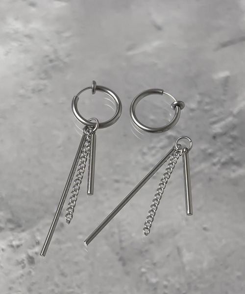 SBG（エスビー）の「インフルエンサー つぐ吉コラボ SBG デザインピアス/イヤリング（ピアス（両耳用）・メンズ・シルバー系その他/シルバー・FREE）」の7枚目の写真