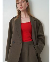 ELENDEEK | ヘリンボーンオーバージャケット(テーラードジャケット)