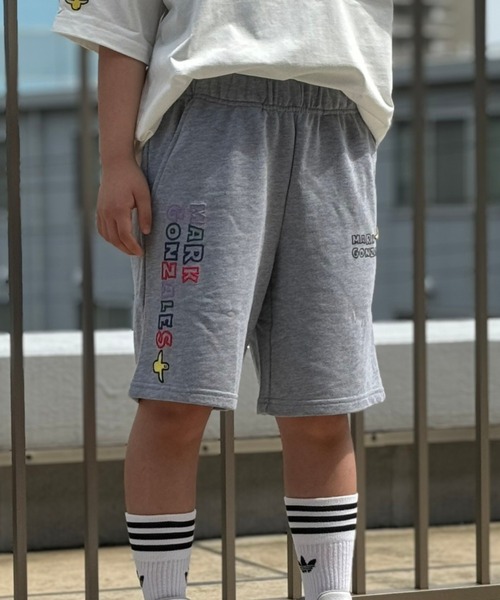 Mark Gonzales(マーク・ゴンザレス)の「MARK GONZALES ART WORK/マークゴンザレス【web限定】マルチカラーロゴスウェットショーツ(スウェットパンツ・メンズ・ブラック/グレー・X-LARGE/LARGE/MEDIUM)」の17枚目の写真