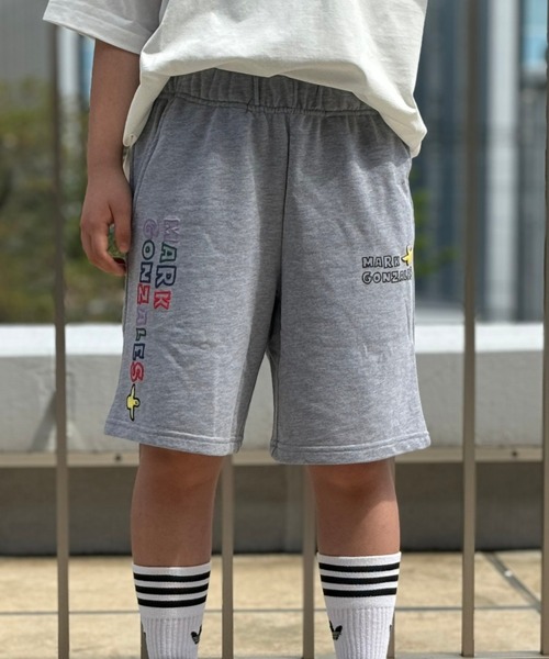 Mark Gonzales(マーク・ゴンザレス)の「MARK GONZALES ART WORK/マークゴンザレス【web限定】マルチカラーロゴスウェットショーツ(スウェットパンツ・メンズ・ブラック/グレー・X-LARGE/LARGE/MEDIUM)」の16枚目の写真