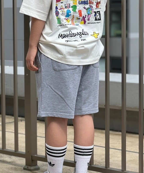 Mark Gonzales(マーク・ゴンザレス)の「MARK GONZALES ART WORK/マークゴンザレス【web限定】マルチカラーロゴスウェットショーツ(スウェットパンツ・メンズ・ブラック/グレー・X-LARGE/LARGE/MEDIUM)」の20枚目の写真