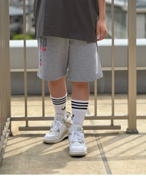 Mark Gonzales(マーク・ゴンザレス)の「MARK GONZALES ART WORK/マークゴンザレス【web限定】マルチカラーロゴスウェットショーツ(スウェットパンツ・メンズ・ブラック/グレー・X-LARGE/LARGE/MEDIUM)」の14枚目の写真