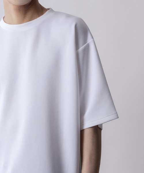 URBAN COLLECTION(アーバンコレクション)の「AIR SMOOSY ショートスリーブTee(Tシャツ/カットソー・メンズ・ブルー/グレイッシュベージュ/ホワイト/チャコールグレー・S/M/L/XL)」の10枚目の写真