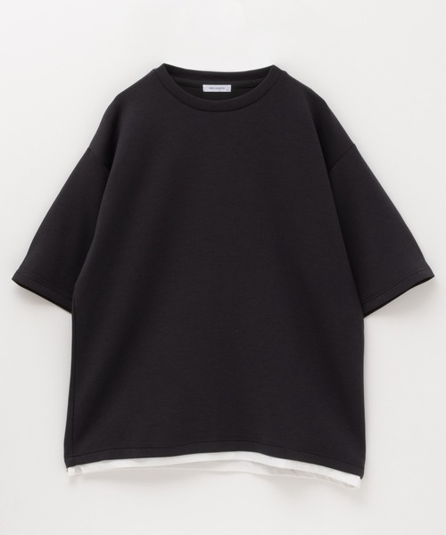 URBAN COLLECTION(アーバンコレクション)の「AIR SMOOSY ショートスリーブTee(Tシャツ/カットソー・メンズ・ブルー/グレイッシュベージュ/ホワイト/チャコールグレー・S/M/L/XL)」の19枚目の写真
