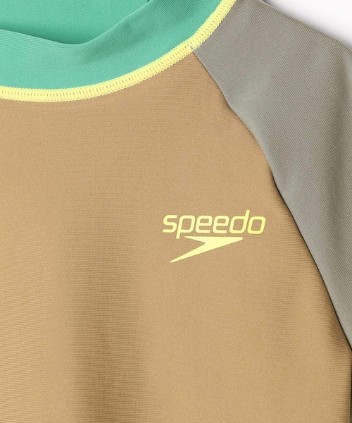 Speedo（スピード）の「[UVカット機能付き]【Speedo】セパレート水着（KIDS）（水着・キッズ・ブルー/グリーン/ブラウン・120cm/110cm/100cm）」の13枚目の写真