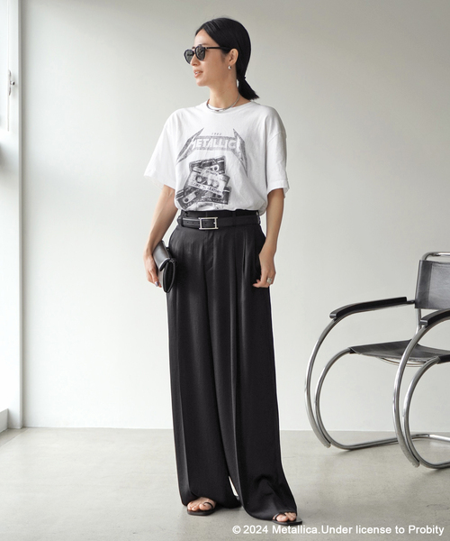 GOOD ROCK SPEED（グッドロックスピード）の「【GOOD ROCK SPEED / グッドロックスピード】METALLICA cassette tape（Tシャツ/カットソー・レディース・ホワイト・FREE）」の3枚目の写真