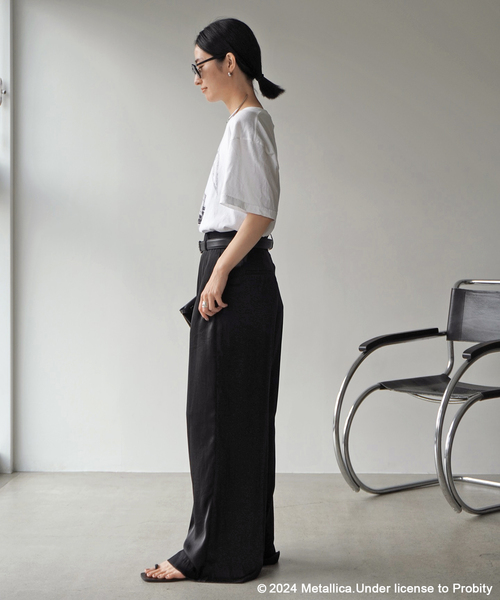 GOOD ROCK SPEED（グッドロックスピード）の「【GOOD ROCK SPEED / グッドロックスピード】METALLICA cassette tape（Tシャツ/カットソー・レディース・ホワイト・FREE）」の4枚目の写真