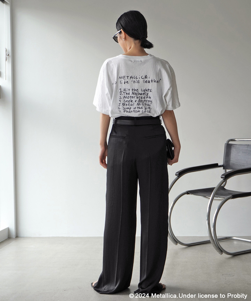 GOOD ROCK SPEED（グッドロックスピード）の「【GOOD ROCK SPEED / グッドロックスピード】METALLICA cassette tape（Tシャツ/カットソー・レディース・ホワイト・FREE）」の5枚目の写真