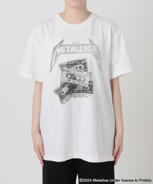 GOOD ROCK SPEED（グッドロックスピード）の「【GOOD ROCK SPEED / グッドロックスピード】METALLICA cassette tape（Tシャツ/カットソー・レディース・ホワイト・FREE）」の12枚目の写真