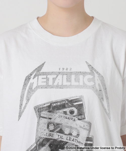 GOOD ROCK SPEED（グッドロックスピード）の「【GOOD ROCK SPEED / グッドロックスピード】METALLICA cassette tape（Tシャツ/カットソー・レディース・ホワイト・FREE）」の15枚目の写真