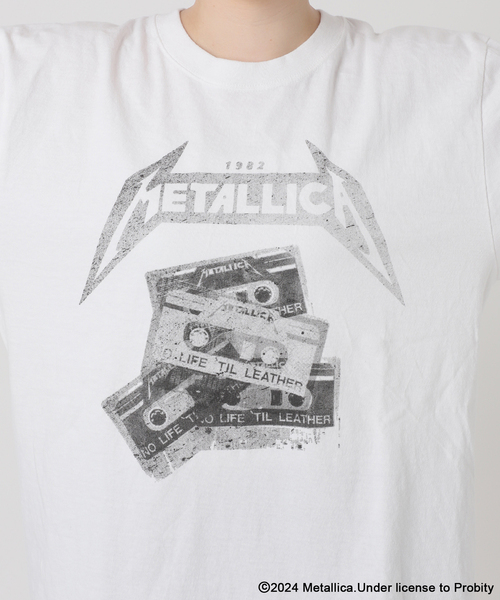 GOOD ROCK SPEED（グッドロックスピード）の「【GOOD ROCK SPEED / グッドロックスピード】METALLICA cassette tape（Tシャツ/カットソー・レディース・ホワイト・FREE）」の20枚目の写真