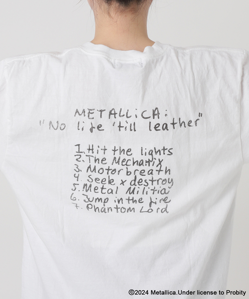 GOOD ROCK SPEED（グッドロックスピード）の「【GOOD ROCK SPEED / グッドロックスピード】METALLICA cassette tape（Tシャツ/カットソー・レディース・ホワイト・FREE）」の21枚目の写真