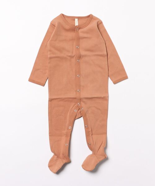 【セール】★Quincy Mae★FULL SNAP FOOTIE | AMBER（その他ベビー用品）｜Quincy Mae（クインシーメイ）