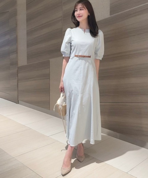 美品♪サイドボタンシャツワンピース F ハルヒロイン HALUHIROINE 美品♪サイドボタンシャツワンピース F ハルヒロイン HALUHIROINE