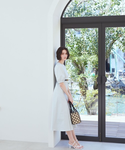 HALUHIROINE（ハルヒロイン）の「キーネックフレアワンピース