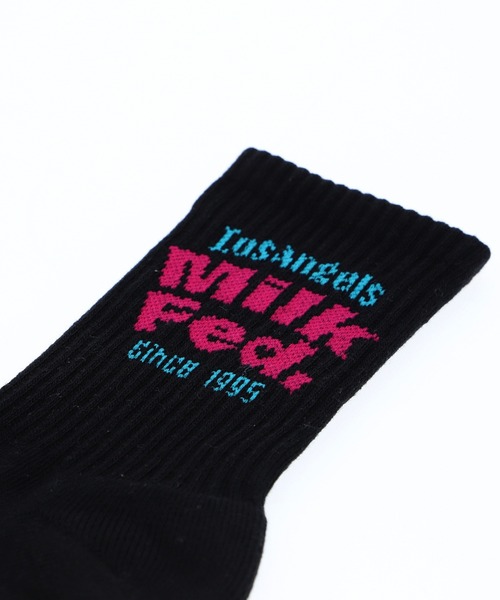 MILKFED.(ミルクフェド)の「ARCH LOGO SOCKS(ソックス/靴下・レディース・ベージュ/ホワイト/ブラック・ONE SIZE)」の9枚目の写真