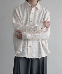 Various loose shirts -flower fringe-/バリアスルーズシャツ -フラワーフリンジ-