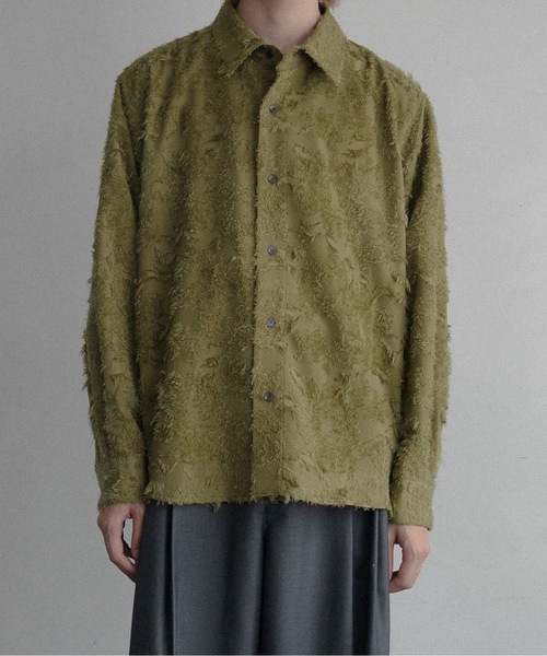 CASPER JOHN(キャスパージョン)の「Various loose shirts -flower fringe-/バリアスルーズシャツ -フラワーフリンジ-(シャツ/ブラウス・メンズ・カーキ/ブラック/アイボリー・LARGE/MEDIUM/SMALL/X-SMALL)」の22枚目の写真
