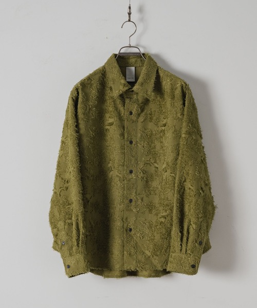 CASPER JOHN(キャスパージョン)の「Various loose shirts -flower fringe-/バリアスルーズシャツ -フラワーフリンジ-(シャツ/ブラウス・メンズ・カーキ/ブラック/アイボリー・LARGE/MEDIUM/SMALL/X-SMALL)」の21枚目の写真