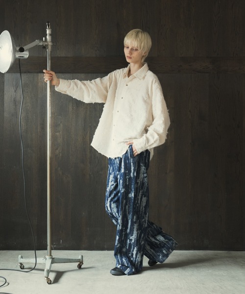 CASPER JOHN(キャスパージョン)の「Various loose shirts -flower fringe-/バリアスルーズシャツ -フラワーフリンジ-(シャツ/ブラウス・メンズ・カーキ/ブラック/アイボリー・LARGE/MEDIUM/SMALL/X-SMALL)」の19枚目の写真
