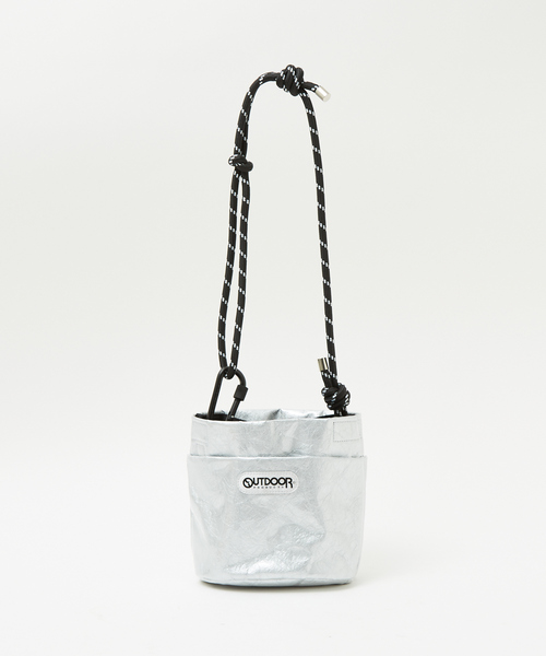 abahouse mavie（アバハウスマヴィ）の「【OUTDOOR】 Tyvek x PVC Bucket（ショルダーバッグ・レディース・ブラック/グレー・フリー）」の3枚目の写真