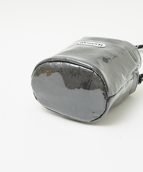 abahouse mavie（アバハウスマヴィ）の「【OUTDOOR】 Tyvek x PVC Bucket（ショルダーバッグ・レディース・ブラック/グレー・フリー）」の11枚目の写真