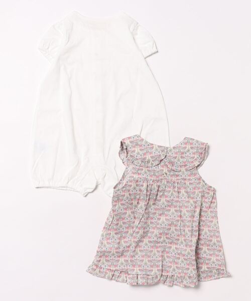 【セール】Strawberry Feastエプロンつきショートオール【日本製】(ロンパース)|sense of wonder(センスオブワンダー) 【セール】Strawberry Feastエプロンつきショートオール【日本製】(ロンパース)|sense of wonder(センスオブワンダー)