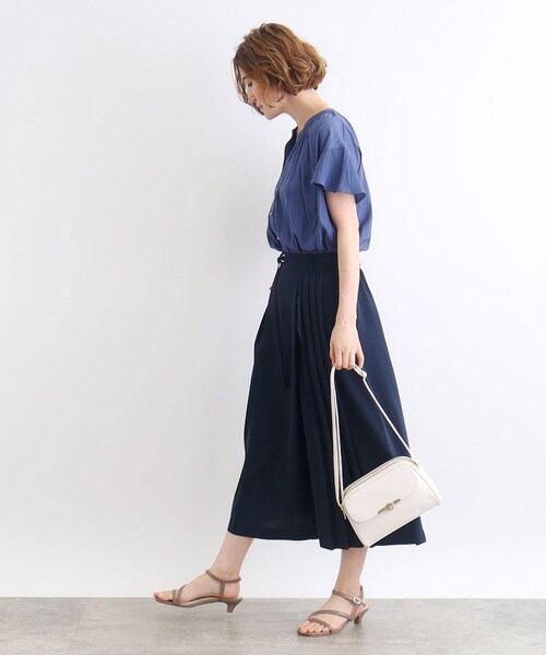 grove（グローブ）の「◆【人間工学】フラップバーヒネリ2層ショルダー（ショルダーバッグ・レディース・アイボリー/シルバー/ブラック/ライトグレー・00）」の6枚目の写真