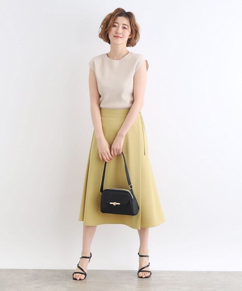 grove（グローブ）の「◆【人間工学】フラップバーヒネリ2層ショルダー（ショルダーバッグ・レディース・アイボリー/シルバー/ブラック/ライトグレー・00）」の12枚目の写真