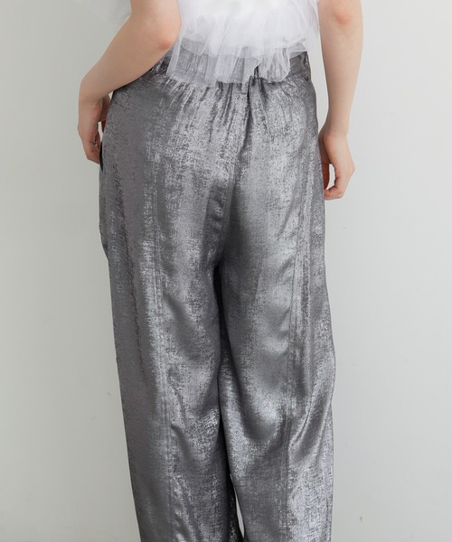 LIAN（リアン）の「メタリックカーゴパンツ（カーゴパンツ・レディース・ブラック/オフホワイト/チャコールグレー・FREE）」の20枚目の写真