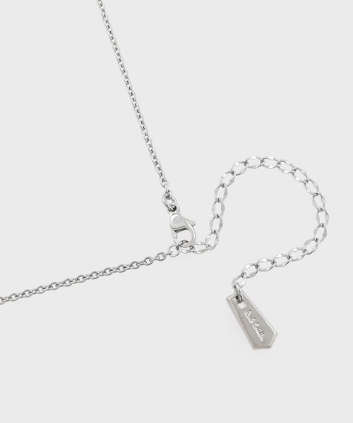 Paul Smith（ポールスミス）の「"Quote" ダブルリング ネックレス【240933 210】（ネックレス・メンズ・シルバー・FREE）」の5枚目の写真