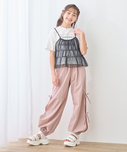 ティアードキャミSETカットソー ティアードキャミSETカットソー（Tシャツ/カットソー）｜GALLEST