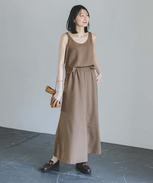 美品★noble★ノーブルツーピース ノーブル NOBLE 《追加》ニットライクジョーゼット2way