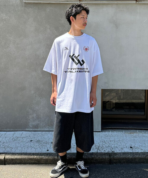 CIAOPANIC(チャオパニック)の「【ユニセックス】スーパーBIGゲームTEE(Tシャツ/カットソー・レディース・ブラック/ネイビー/レッド/ホワイト・FREE)」の2枚目の写真
