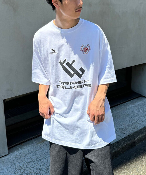 CIAOPANIC(チャオパニック)の「【ユニセックス】スーパーBIGゲームTEE(Tシャツ/カットソー・レディース・ブラック/ネイビー/レッド/ホワイト・FREE)」の6枚目の写真