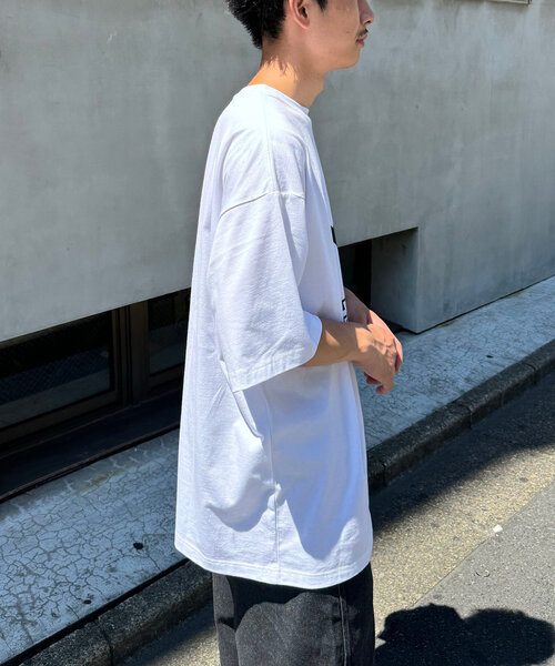 CIAOPANIC(チャオパニック)の「【ユニセックス】スーパーBIGゲームTEE(Tシャツ/カットソー・レディース・ブラック/ネイビー/レッド/ホワイト・FREE)」の7枚目の写真
