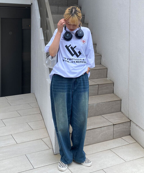 CIAOPANIC(チャオパニック)の「【ユニセックス】スーパーBIGゲームTEE(Tシャツ/カットソー・レディース・ブラック/ネイビー/レッド/ホワイト・FREE)」の15枚目の写真