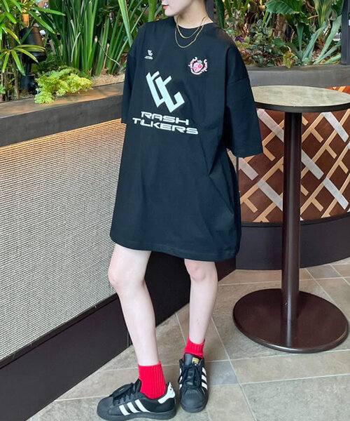 CIAOPANIC(チャオパニック)の「【ユニセックス】スーパーBIGゲームTEE(Tシャツ/カットソー・レディース・ブラック/ネイビー/レッド/ホワイト・FREE)」の18枚目の写真