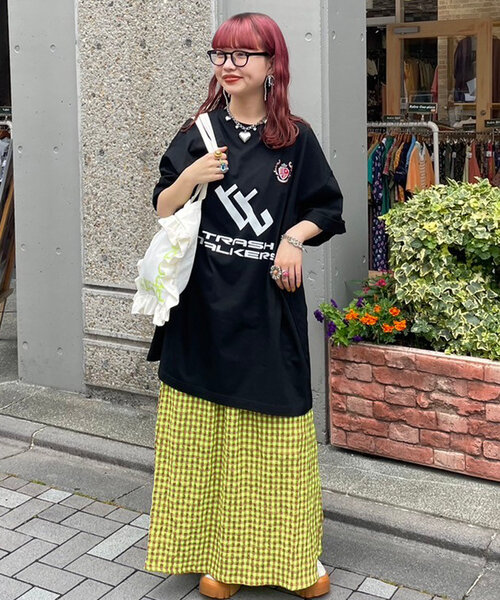 CIAOPANIC(チャオパニック)の「【ユニセックス】スーパーBIGゲームTEE(Tシャツ/カットソー・レディース・ブラック/ネイビー/レッド/ホワイト・FREE)」の20枚目の写真