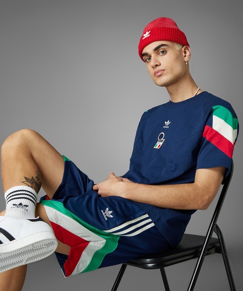 adidas originals イタリア オリジナルス 半袖Tシャツ adidas（アディダス）の「イタリア オリジナルス 半袖Tシャツ
