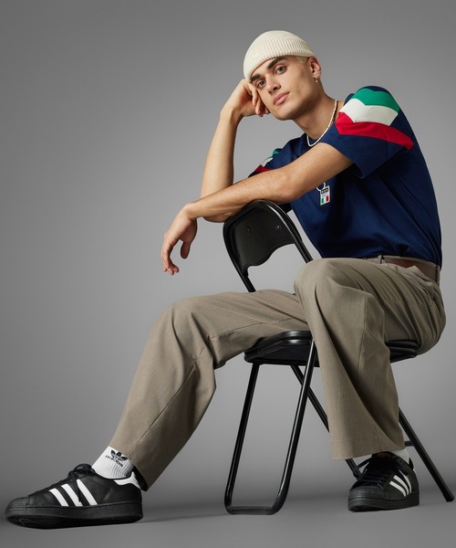 【新品】アディダスオリジナルス イタリア　半袖Tシャツ　XLサイズ adidas（アディダス）の「イタリア オリジナルス 半袖Tシャツ