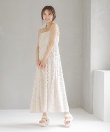 mysty woman | シャギーツイードキャミワンピース 140872(ワンピース)