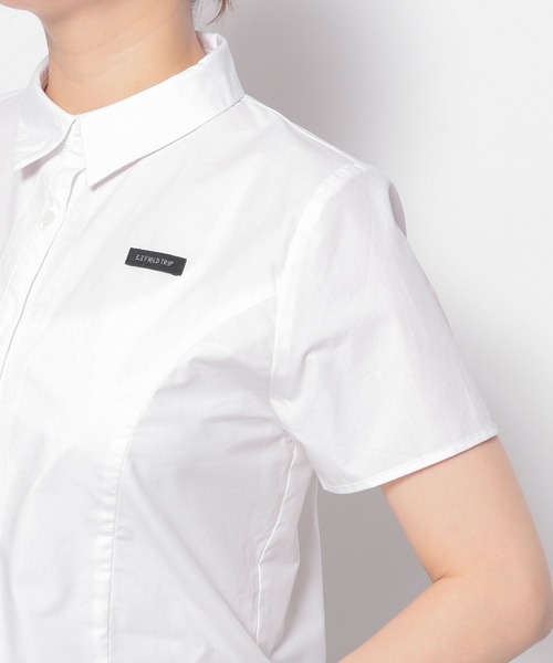 3.3 Field Trip （3.3フィールドトリップ）の「3.3 Field Trip／レースキリカエシャツ（シャツ/ブラウス・レディース・ブルー/ホワイト・FREE）」の8枚目の写真