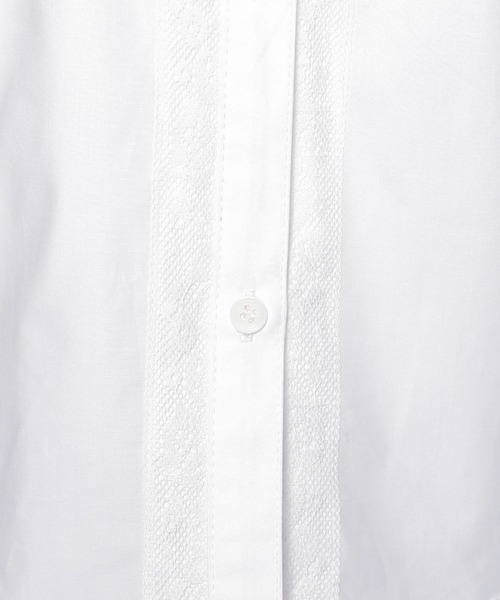 3.3 Field Trip （3.3フィールドトリップ）の「3.3 Field Trip／レースキリカエシャツ（シャツ/ブラウス・レディース・ブルー/ホワイト・FREE）」の6枚目の写真