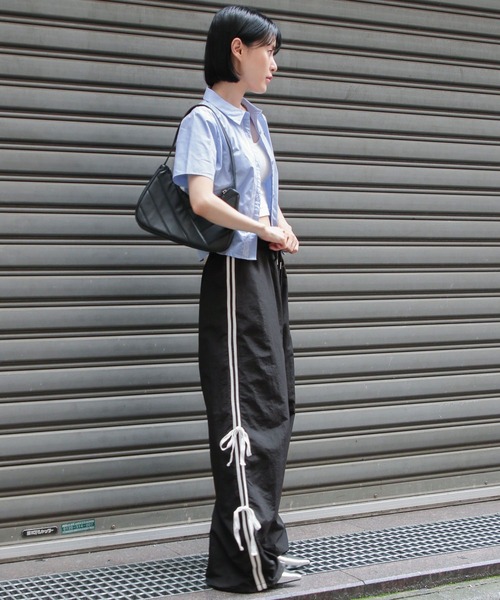 3.3 Field Trip （3.3フィールドトリップ）の「3.3 Field Trip／レースキリカエシャツ（シャツ/ブラウス・レディース・ブルー/ホワイト・FREE）」の17枚目の写真